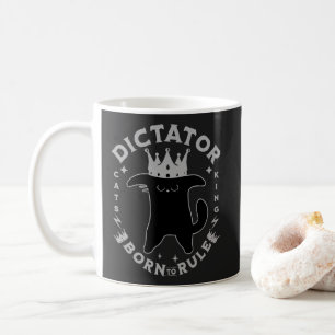 Mug Né pour diriger   Création de chat drôle