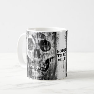 Mug Né pour être Sauvage. Usagé