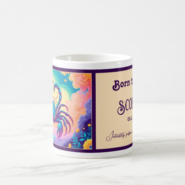 Mug Né pour être un Scorpio (Centre)