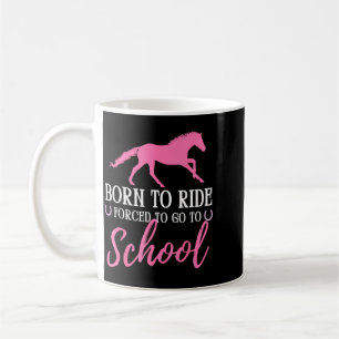 Mug Né pour être un tableau de fossiles de dinosaures