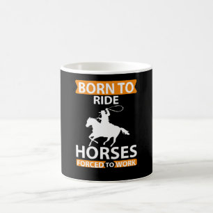 Mug Né pour monter à cheval