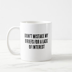 Mug Ne prenez pas mes mémoires pour un manque d'intérê
