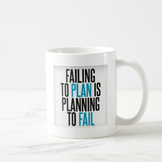 Mug Ne prévoyez pas d'échouer