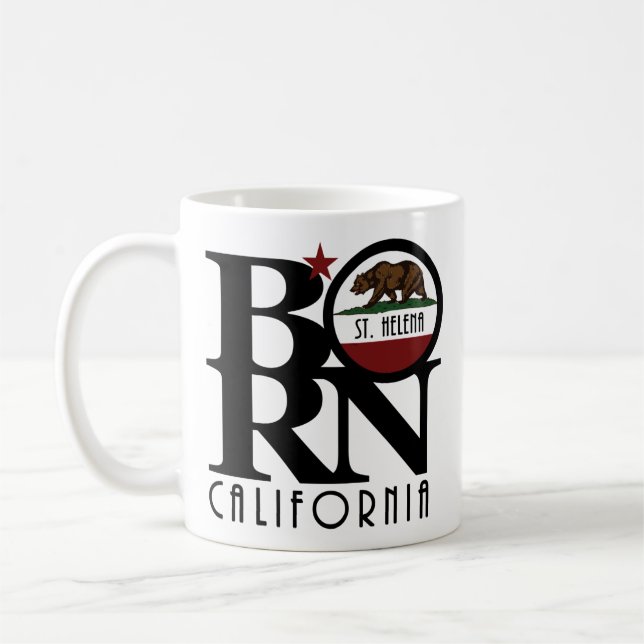 Mug NÉ Sainte-Hélène 11oz (Gauche)