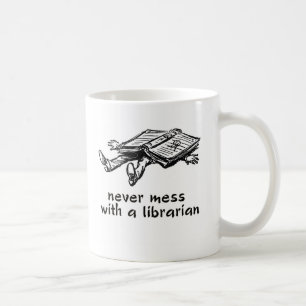 Mug Ne salissez jamais avec un bibliothécaire 2,0