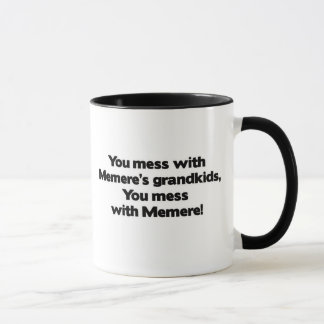 Mug Ne salissez pas avec les Grandkids de Memere