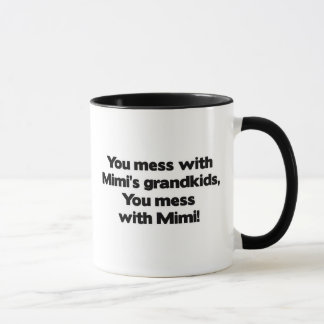 Mug Ne salissez pas avec les Grandkids de Mimi