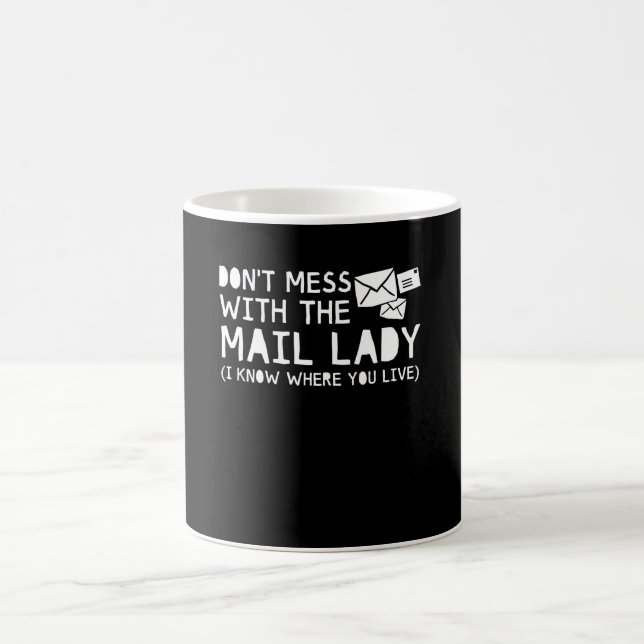 Mug Ne salissez pas avec Madame de transporteur de (Centre)