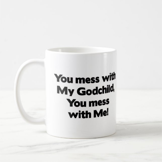 Mug Ne salissez pas avec mon filleul (Gauche)