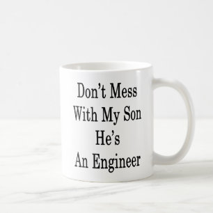 Mug Ne salissez pas avec mon fils qu'il est un