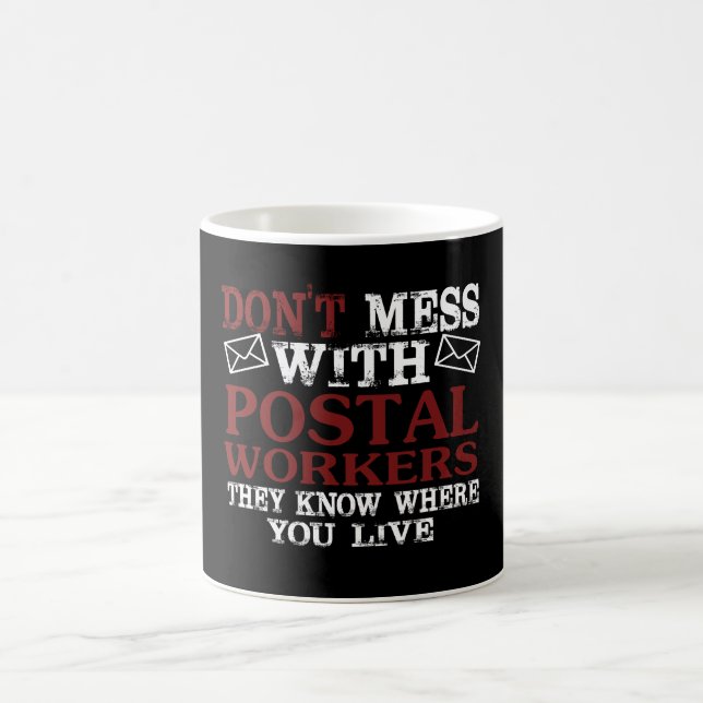 Mug Ne salissez pas le travailleur postal (Centre)