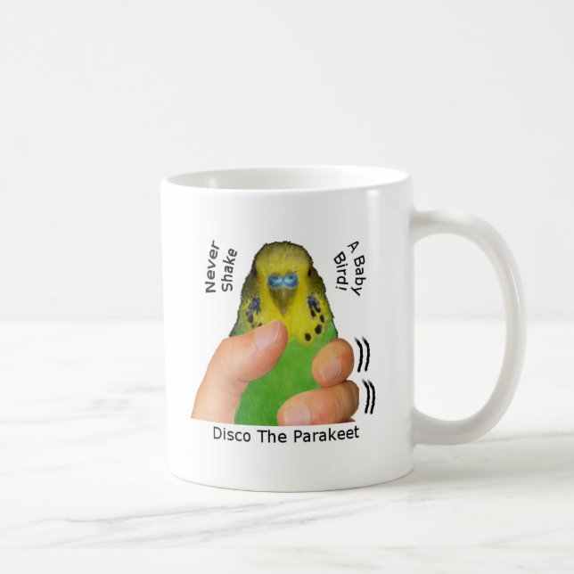 Mug Ne secouez jamais un oiseau de bébé (Droite)