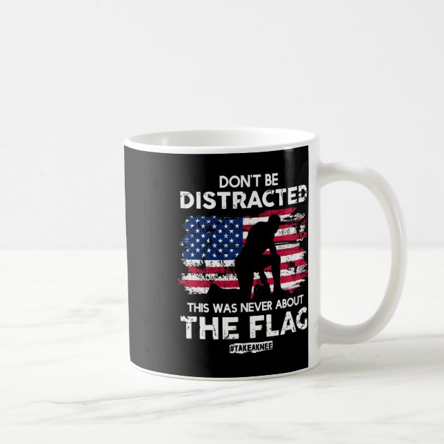 Mug Ne sois pas distrait ! Prends Un Genou ! Droits ég (Droite)