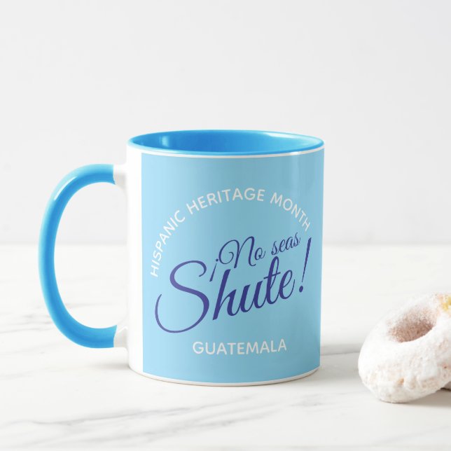 Mug Ne sois pas lâche ! Guatemala  (Avec donut)