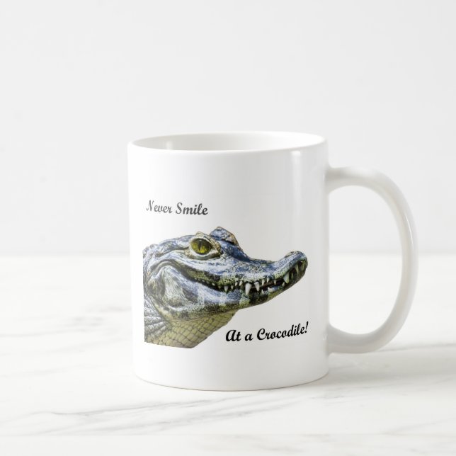 Mug Ne souriez jamais à un crocodile ! (Droite)
