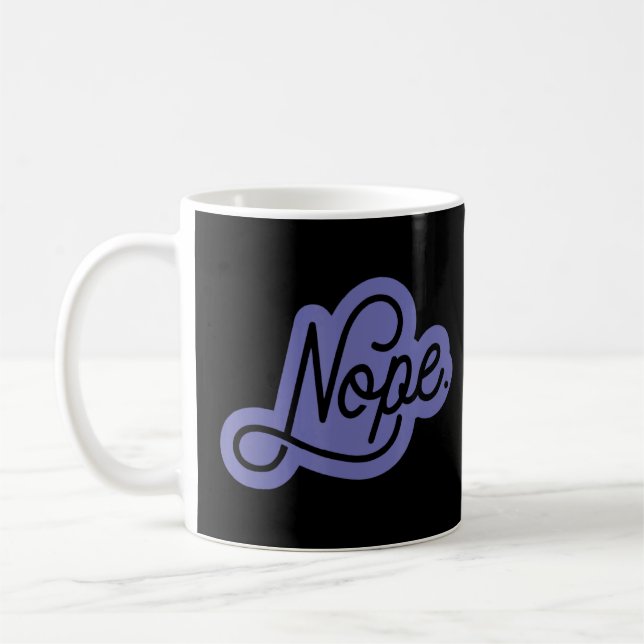 Mug Ne soyez pas une personne oui Dites simplement non (Gauche)