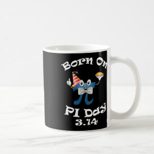 Mug Né Sur Pi Jour 3.14 Mars 14 Anniversaire Drôle