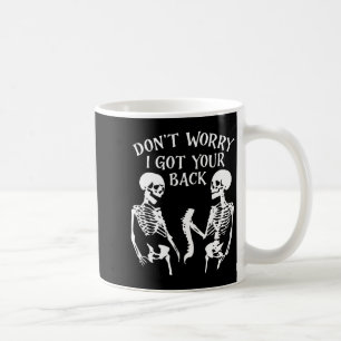 Mug Ne t'inquiète pas, je couvre tes arrières Crâne Sq