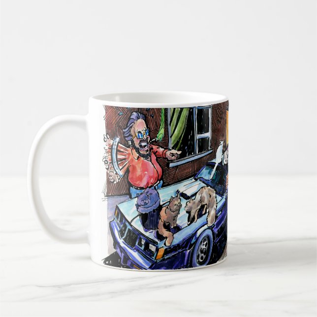 Mug Ne touchez pas à la boîte de voiture (Gauche)