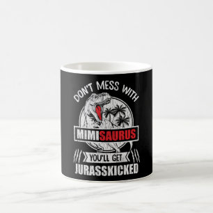 Mug Ne touchez pas à Mimi Saurus Famille de dinosaures