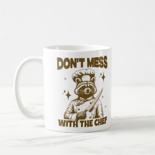 Mug Ne touchez pas au chef Raton laveur Chef Panda de 