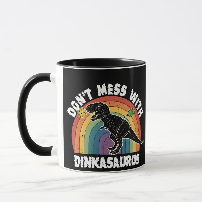 Mug Ne Touchez Pas Au Pickleball Dinkasaurus (Gauche)