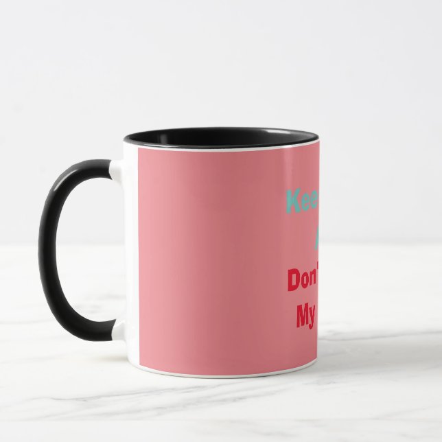 Mug Ne touchez pas ma bouillie alimentaire (Gauche)