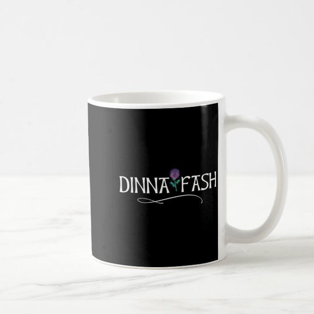 Mug Ne vous inquiétez pas Dicton écossais Chardon  (Droite)