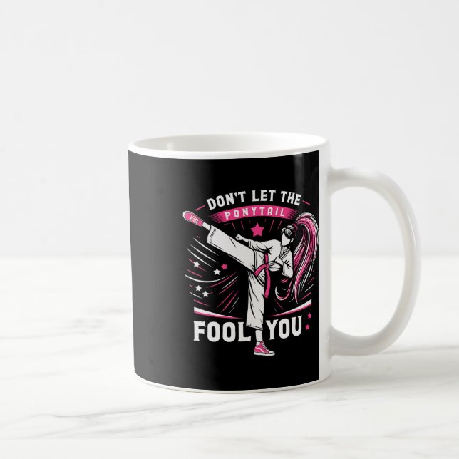 Mug Ne vous laissez pas tromper par la queue de cheval (Droite)