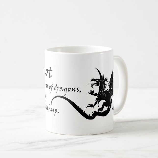 Mug "Ne vous mêlez pas des affaires des dragons..." Ca (Devant droit)