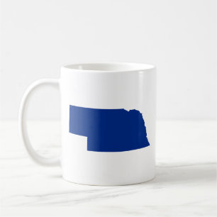 Mug Nebraska en bleu