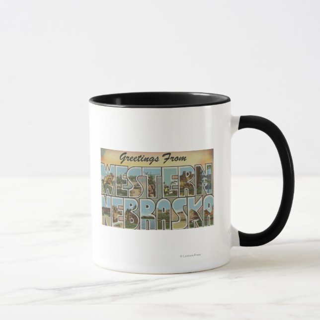 Mug Nebraska (Ouest) - Scènes de grandes lettres (Droite)