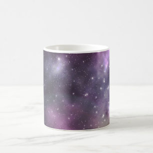 Mug Nebula Cool colorée et étoiles dans l'espace