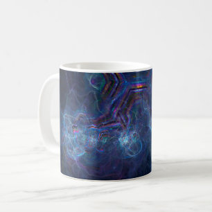 Mug Nebula fractale Abstraite et morphe géométrique