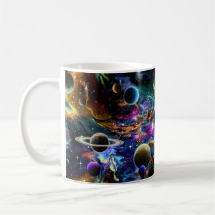 Mug Nebula spatiale et planètes