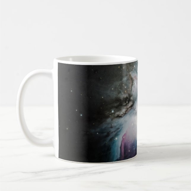 Mug Nébuleuse bleue, grise et violette (Gauche)