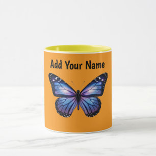 Mug Nébuleuse cosmique papillon de galaxie personnalis