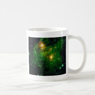Mug Nébuleuse de nuage de gaz vert GL490 - Photo spati