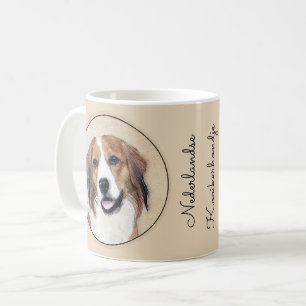 Mug Nederlandse Kooikerhondje Peinture - L'art du chie
