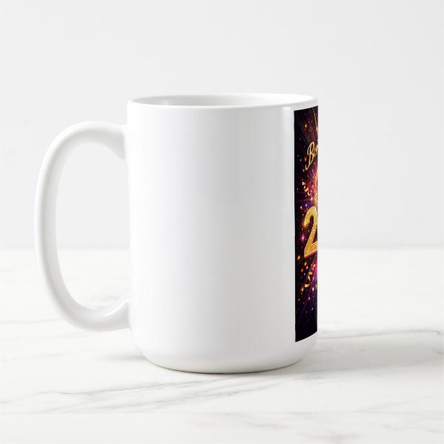 Mug Née pour briller 2026 Boule disco Bonne année (Gauche)