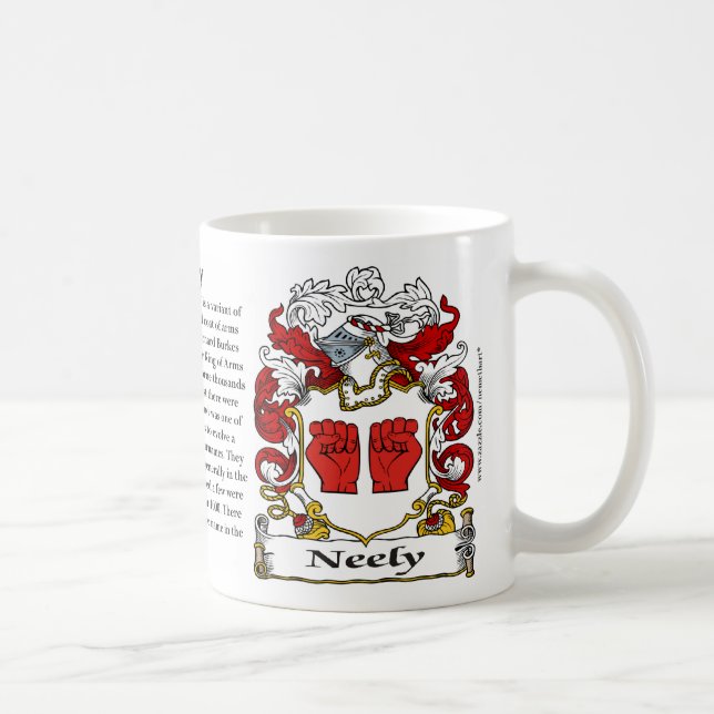 Mug Neely, l'origine, la signification et la crête (Droite)