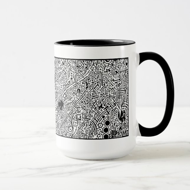 Mug NÉGATIF "de graine universelle" (section de (Droite)