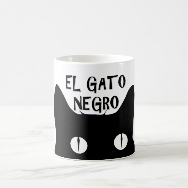 Mug Nègre d'EL Gato - le chat noir (Centre)