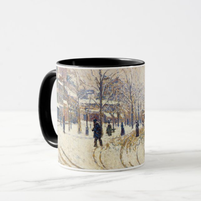 Mug Neige, boulevard de Clichy, Paris de Paul Signac (Devant gauche)