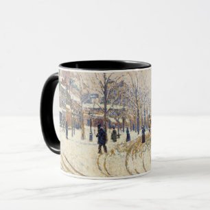 Mug Neige, Boulevard de Clichy, Paris par Paul Signac