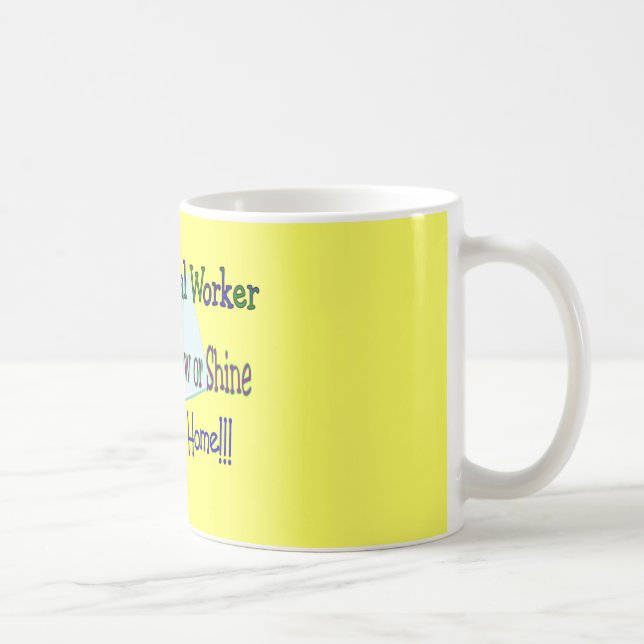 Mug Neige de verglas de pluie de travailleur postal (Droite)