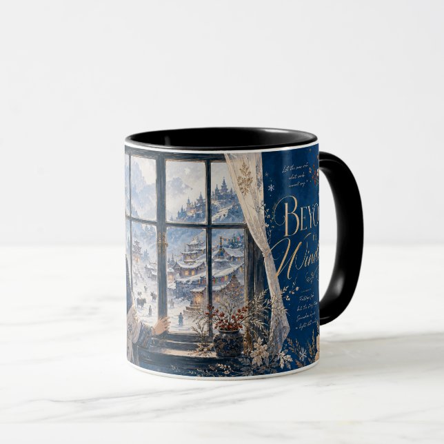 Mug neige d'hiver (Devant droit)