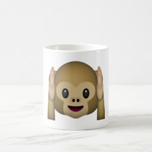 Mug N'entendez aucun singe malin - Emoji