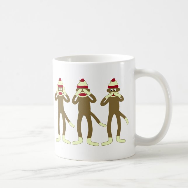 Mug N'entendez, voyez, parler l'aucun singe de (Droite)