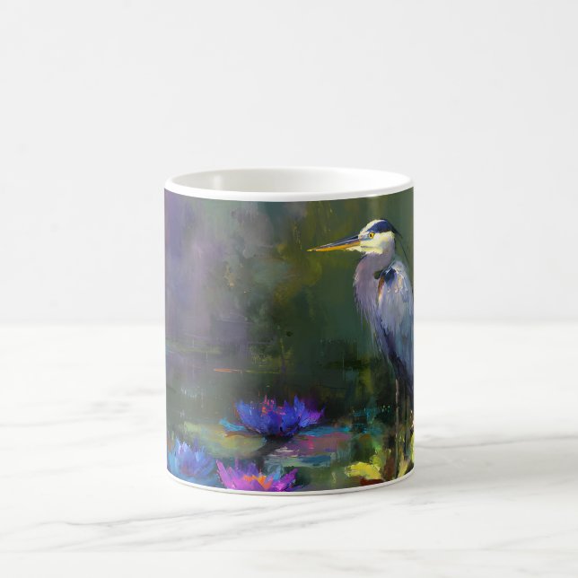 Mug Nénuphar enchanté de l'étang Nature Aquarelle (Centre)